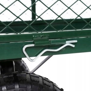Wózek Ogrodowy Transportowy Składany Przyczepka Stalowa 200 kg 10