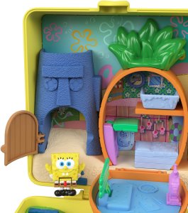 Mattel Polly Pocket - SpongeBob Kanciastoporty Zestaw kompaktowy (JKC84) 2