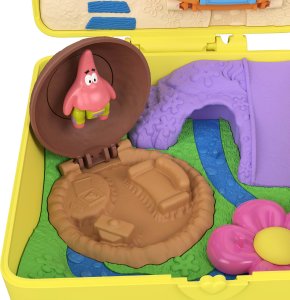 Mattel Polly Pocket - SpongeBob Kanciastoporty Zestaw kompaktowy (JKC84) 3