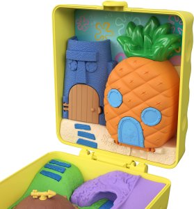 Mattel Polly Pocket - SpongeBob Kanciastoporty Zestaw kompaktowy (JKC84) 5