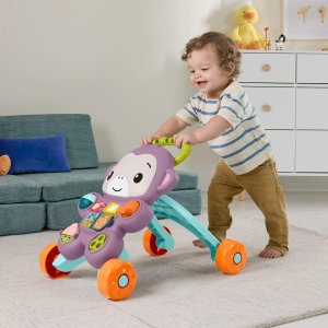 Fisher Price Fisher-Price Fioletowa Małpka Interaktywny Chodzik 2