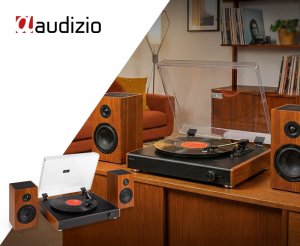 RP337W Vintage gramofon z bezprzewodowymi głośnikami BT Drewno one size 11