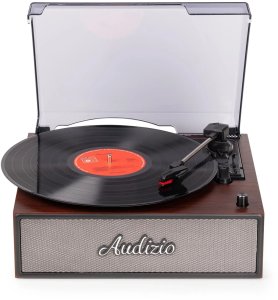 Gramofon Reno Retro Wood one size 7