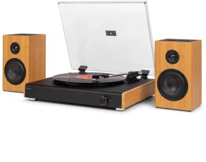 RP337BB Vintage gramofon z bezprzewodowymi głośnikami BT Bamboo one size 3