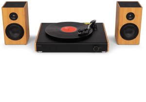 RP337BB Vintage gramofon z bezprzewodowymi głośnikami BT Bamboo one size 9