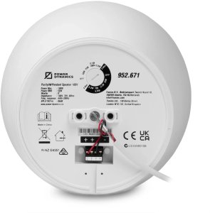 Power Dynamics Głośnik wiszący Purity8W Premium 100 V 8 biały one size 6