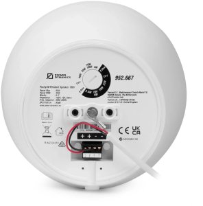 Power Dynamics Głośnik wiszący Purity6W Premium 100 V 6,5 biały one size 8