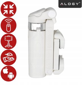 Selfie Stick Mini Tripod stabilny kompaktowy lekki Kijek do Selfie i Statyw Rozkładany 360 z Pilotem Bluetooth 10m, Stojak do Z 2