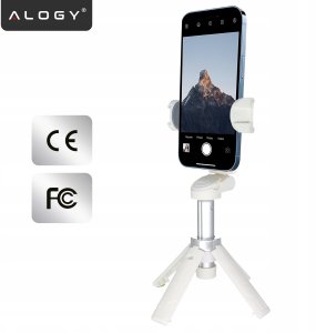 Selfie Stick Mini Tripod stabilny kompaktowy lekki Kijek do Selfie i Statyw Rozkładany 360 z Pilotem Bluetooth 10m, Stojak do Z 9