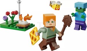 LEGO Minecraft Potyczka Alex przy ognisku (30732) 2