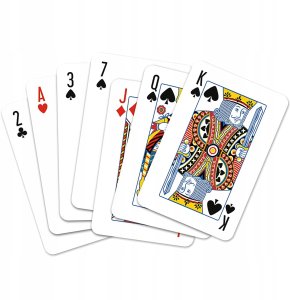 KARTY DO GRY 55 TREFL CLUBS PUD 2