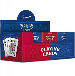 KARTY DO GRY 55 TREFL CLUBS PUD 4