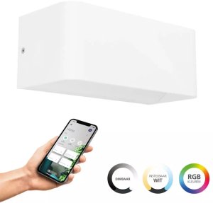 Kinkiet EGLO SANIA-Z MATTER na zewnątrz ściana L200 RGB/CCT 1250 3