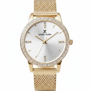 Zestaw damski zegarek Daniel Klein CORINA 13696-2 złoty st + bransoletka 2