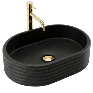 Umywalka nablatowa Rea Nicoletta Black 2