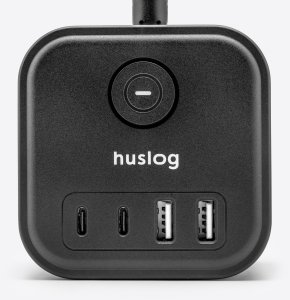 Huslog Przedłużacz kostka z USB 2