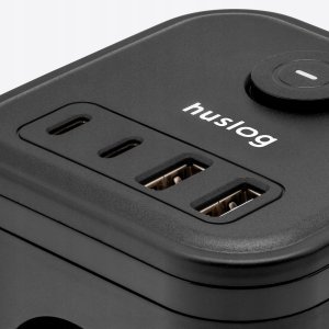 Huslog Przedłużacz kostka z USB 3