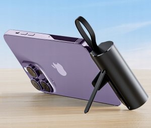 Yesido Powerbank YP68 5 000 mAh 12W + kabel USB-C, złącze Lightning, CZARNY 3