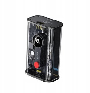 Powerbank 4kom.pl Yesido Powerbank YP35 10 000 mAh 22.5W + PD20W, LED, PRZEŹROCZYSTY 3