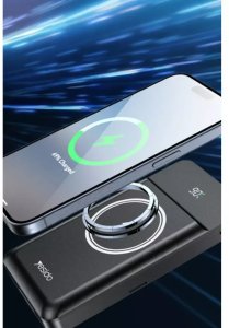 Yesido Powerbank YP69 10 000 mAh 22.5W 6w1 LED, MagSafe, USB-A+C, BLACK/CZARNY 4