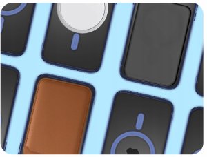 Hello Case Etui Do Apple iPhone 16e (Do Magsafe, Granatowe, Metal, Case, Ochronne) 6