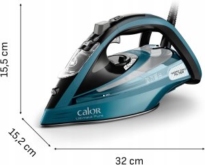 Calor Ultimate Pure Żelazko Parowe Filtr Antywapienny Blokada Kapania 6