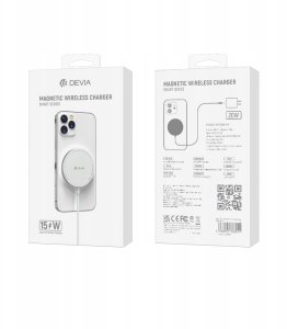 Devia ładowarka indukcyjna Smart magnetyczna 15W biała 4