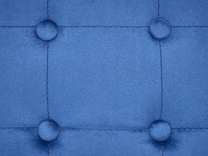 Puf welurowy 36 x 36 x 39 cm niebieski WISCONSIN 6