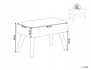 Stołek żółty TAKOMA II 3