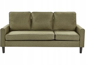 Sofa 3-osobowa z otomaną zielona AVESTA 7