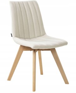 Zestaw 2 krzeseł do jadalni CALGARY Złamana biel 4