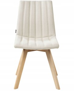 Zestaw 2 krzeseł do jadalni CALGARY Złamana biel 5