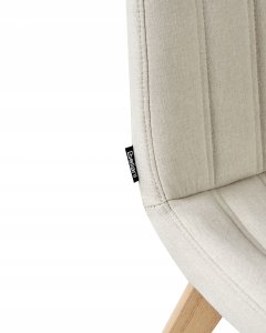 Zestaw 2 krzeseł do jadalni CALGARY Złamana biel 8