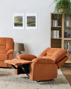 Rozkładany fotel BERGEN Pomarańczowy 2