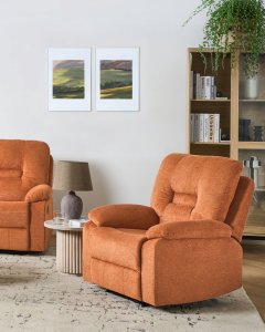 Rozkładany fotel BERGEN Pomarańczowy 4