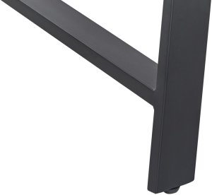 Stół do jadalni WARTON Ciemnobrązowy 160 cm 90 cm Drewno sosnowe 6