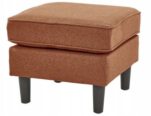 Sofa 3-osobowa z otomaną złoty brąz AVESTA 12