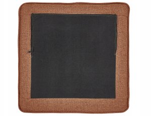 Sofa 3-osobowa z otomaną złoty brąz AVESTA 16