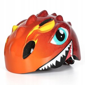 Kask rowerowy dziecięcy Wozinsky lekki S - czerwony 2