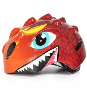 Kask rowerowy dziecięcy Wozinsky lekki S - czerwony 3
