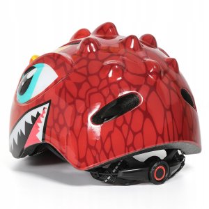 Kask rowerowy dziecięcy Wozinsky lekki S - czerwony 4