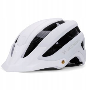 Kask rowerowy MTB Wozinsky  lekki L - czarno-biały 7