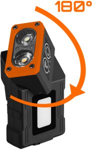 Lampa czołowa akumulatorowa 500 lm z bazą 23