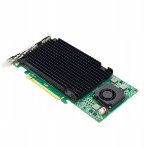 Kontroler 4x SSD NVMe M.2 do PCIe 3.0 x16 PEX8747 bez bifurkacji Windows macOS Linux RedHat 3