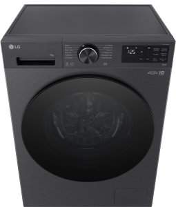 Pralka LG 9 kg głębokość 47.5 cm 1200 apgr/min. czarna matowa - Velas pralka z przednim załadunkiem F2X50S9TBB.AEBQNMR (8806096614297) 4