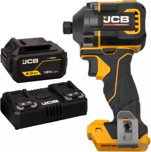 JCB Professional 18V Zakrętarka Udarowa 230Nm Dual Charger 4.5A Bateria 5Ah 3