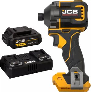 JCB Professional 18V Zakrętarka Udarowa 230Nm Dual Charger 4.5A Bateria 2Ah 3