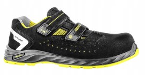 Sandały ochronne VM FOOTWEAR Edmonton 2275-S1PL ESD, rozm. 41, czarno-żółte 4