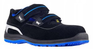 Półbuty ochronne VM FOOTWEAR Rimini 2185-S1P ESD, rozm. 44, czarno-niebieskie 5