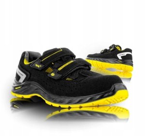Sandały ochronne VM FOOTWEAR Edmonton 2275-S1PL ESD, rozm. 43, czarno-żółte 5